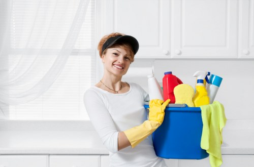 Step-by-step sofa cleaning with vacuum and cloth